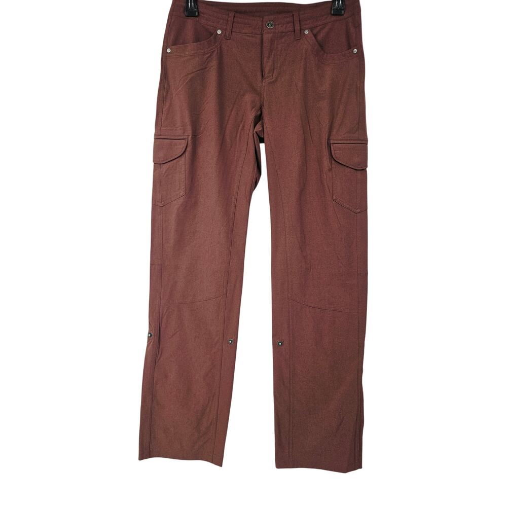 KÜHL Freeflex Roll Up Hiking Pant Ganache brown women's 10 Minimalist Gorp 4230